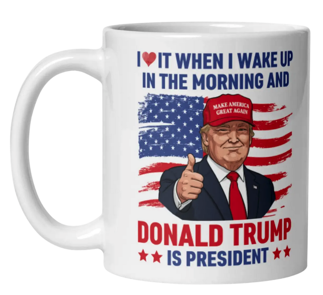 Wake Up with a Free Trump Mug